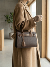 Liorah | Bolso grande de piel vegana con cartera