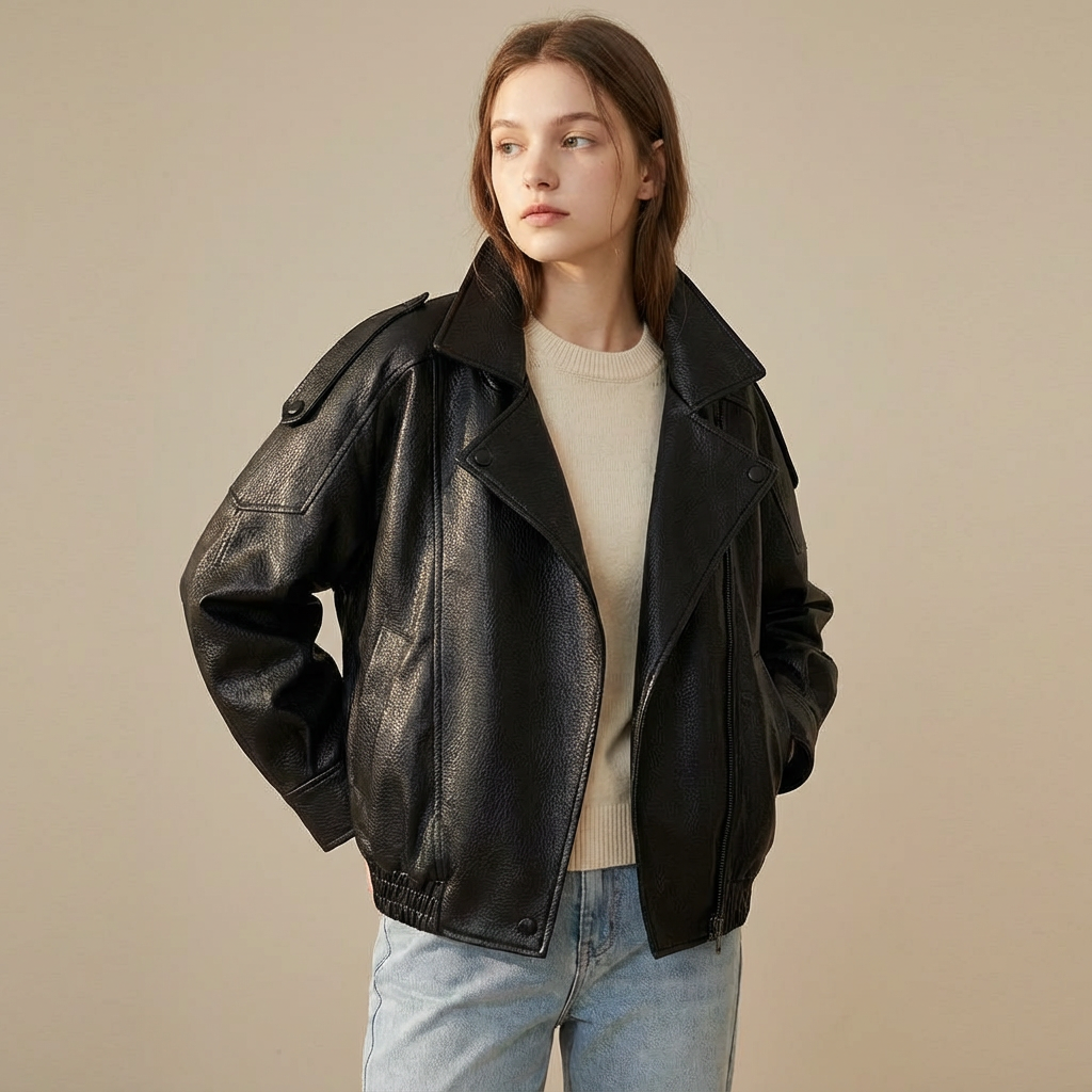 Aristo Leather long sleeved  jacket