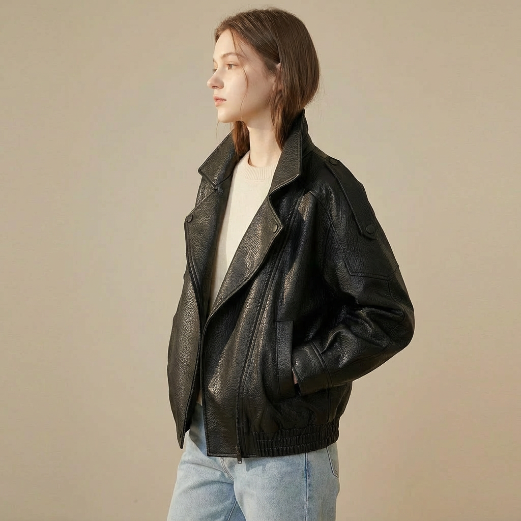 Aristo Leather long sleeved  jacket