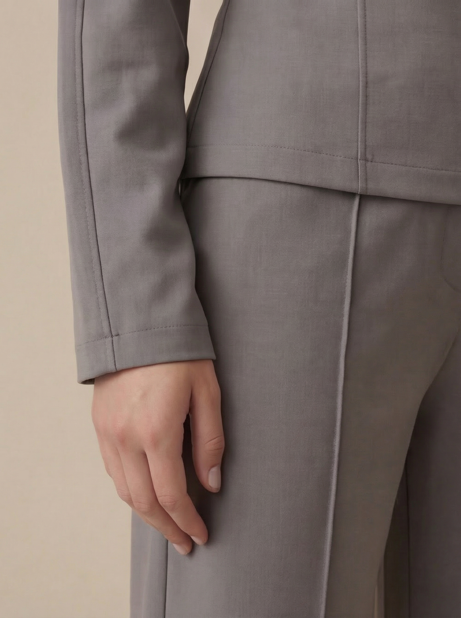 Elina | Conjunto elegante para estar en casa para mujer: top holgado y pantalón ancho