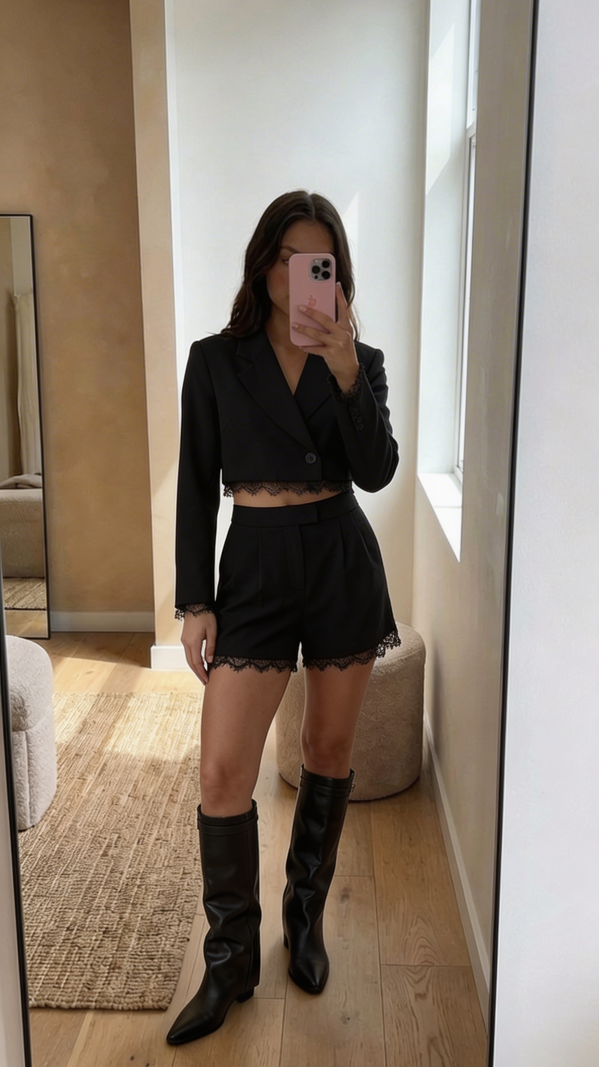 Conjunto Encaje Noir
